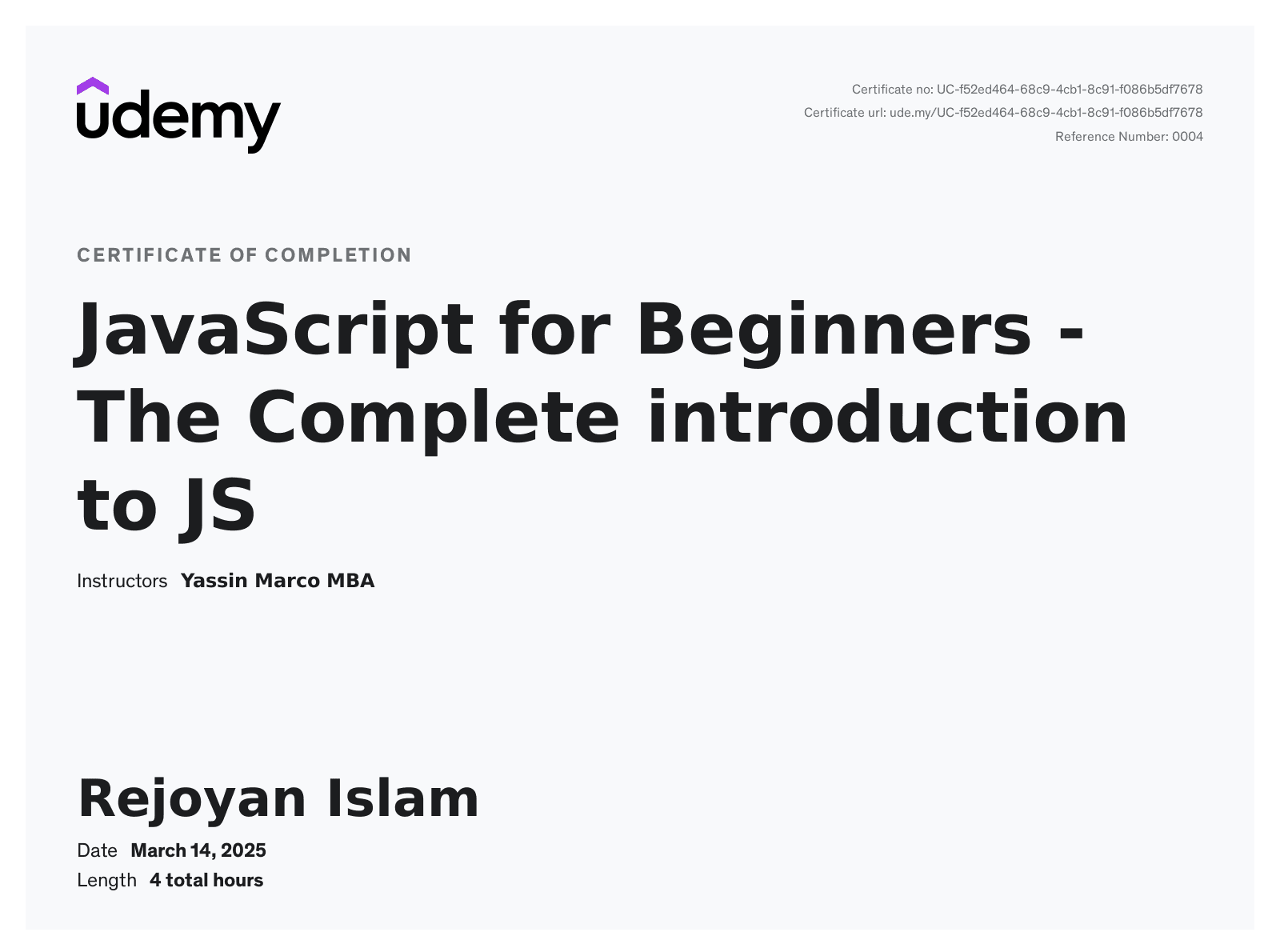 JavaScript for Beginners - The Complete introduction to JS
