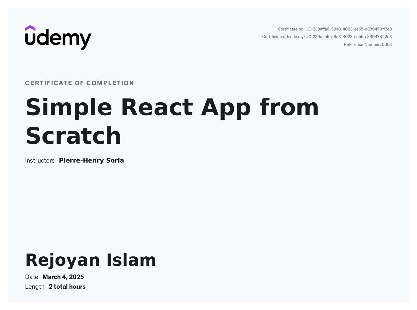Simple React App from Scratch