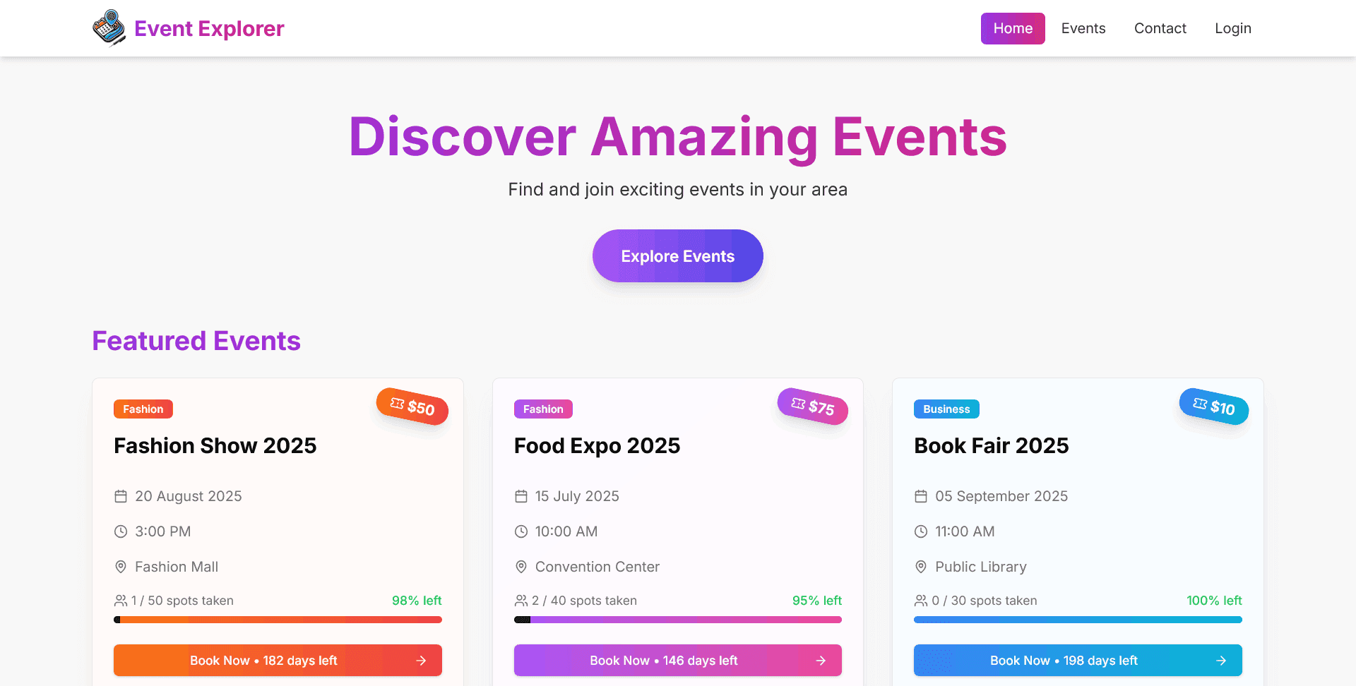 Event Explorer