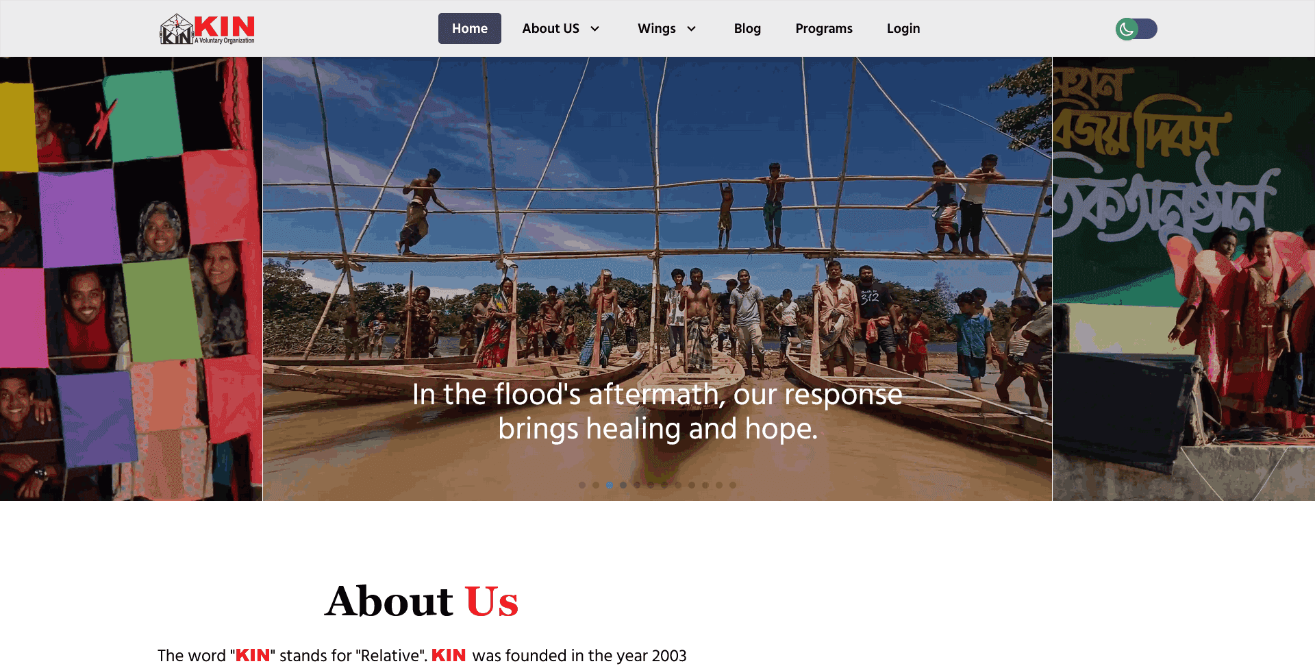 KINSUST A VOLUNTARY ORGANIZATION